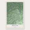 Rutland, New York map print, the full design
