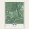 Biwabik, Minnesota map print, the full design
