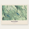 Monterey, Massachusetts map print, the full design