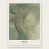 Mesa, Washington map print, the full design