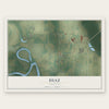 Diaz, Arkansas map print, the full design
