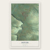 Dover, Arkansas map print, the full design