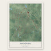 Hanover, Massachusetts map print, the full design