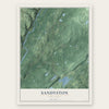 Sandyston, New Jersey map print, the full design