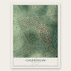 Coldstream, Kentucky map print, the full design