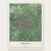 Dothan, Alabama map print, the full design