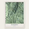 Marlboro, Vermont map print, the full design