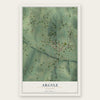 Argyle, Missouri map print, the full design