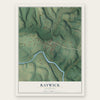 Raywick, Kentucky map print, the full design
