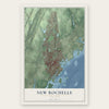 New Rochelle, New York map print, the full design