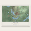 Eveleth, Minnesota map print, the full design