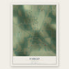 Fargo, Arkansas map print, the full design