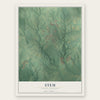 Stem, North Carolina map print, the full design