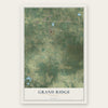 Grand Ridge, Florida map print, the full design