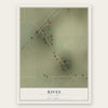 Rives, Missouri map print, the full design