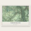 North Beaver, Pennsylvania map print, the full design