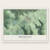 Monteagle, Tennessee map print, the full design