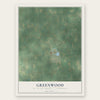 Greenwood, St. Clair County, Michigan map print, the full design