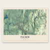 Palmer, Massachusetts map print, the full design