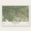 Tombstone, Arizona map print, the full design
