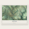Felton, Pennsylvania map print, the full design