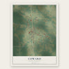 Coward, South Carolina map print, the full design