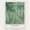 Chesterhill, Ohio map print, the full design