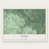 Stark, New York map print, the full design