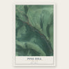 Pine Hill, New York map print, the full design