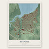 Keyport, New Jersey map print, the full design
