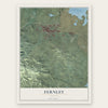 Fernley, Nevada map print, the full design