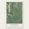 Rocky Ridge, Utah map print, the full design