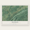 Franklin, Huntingdon County, Pennsylvania map print, the full design