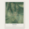 Dover, Missouri map print, the full design