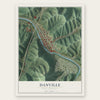 Danville, West Virginia map print, the full design