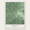 Henagar, Alabama map print, the full design