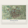 Round Rock, Texas map print, the full design