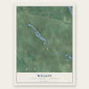 Wilson, Lincoln County, Wisconsin map print, the full design
