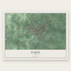 Paris, Tennessee map print, the full design