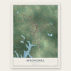 Springhill, Louisiana map print, the full design