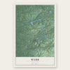 Webb, New York map print, the full design