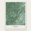 Byram, New Jersey map print, the full design