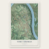 Fort Thomas, Kentucky map print, the full design