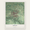 Joplin, Missouri map print, the full design