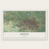 Greeley, Colorado map print, the full design