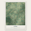 York, Dane County, Wisconsin map print, the full design