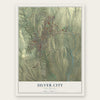Silver City, New Mexico map print, the full design
