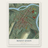 Mount Union, Pennsylvania map print, the full design
