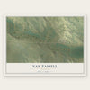Van Tassell, Wyoming map print, the full design