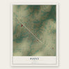 Point, Texas map print, the full design